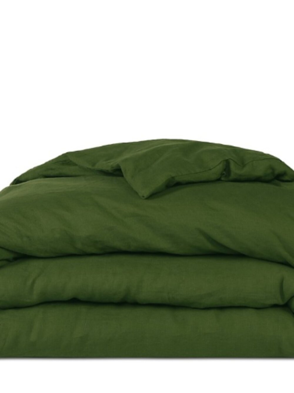 Aqua Linen Duvet Cover Set, King